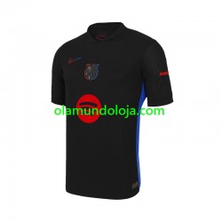 Camisola FC Barcelona LAMINE YAMAL 19 UCL Font Homem Equipamento Segundo 2024-2025 Manga Curta